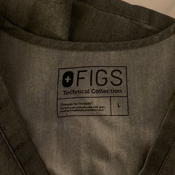 women's Graphite Casma - Scrub Top - L & Tall Jogger Scrub Pants - XL - Picture 5 of 7